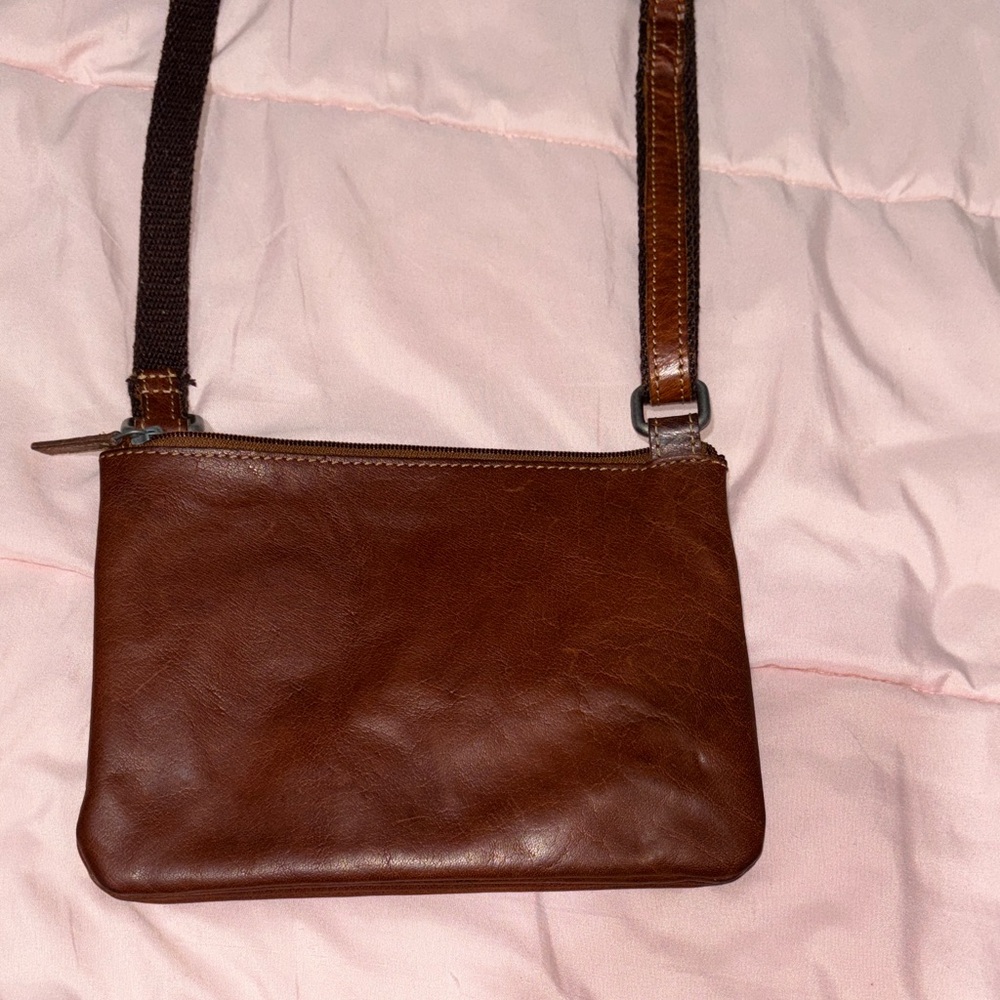 Jack Rogers Hand Stained Buffalo Leather Crossbody Bag - Picture 5 of 14